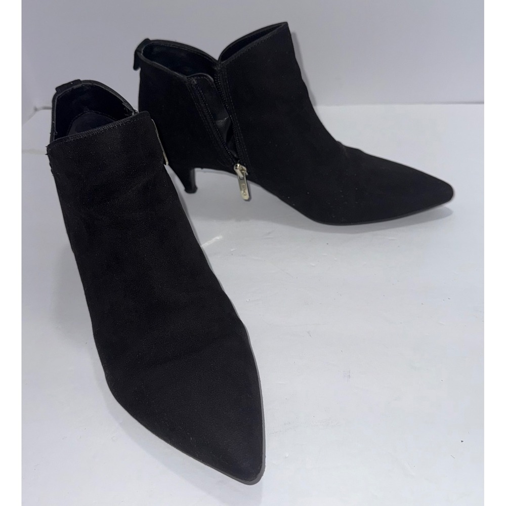 Circus by Sam Edelman Pointy Toe Black Dressy‎ Kitten Heel Ankle Bootie Goth Y2K